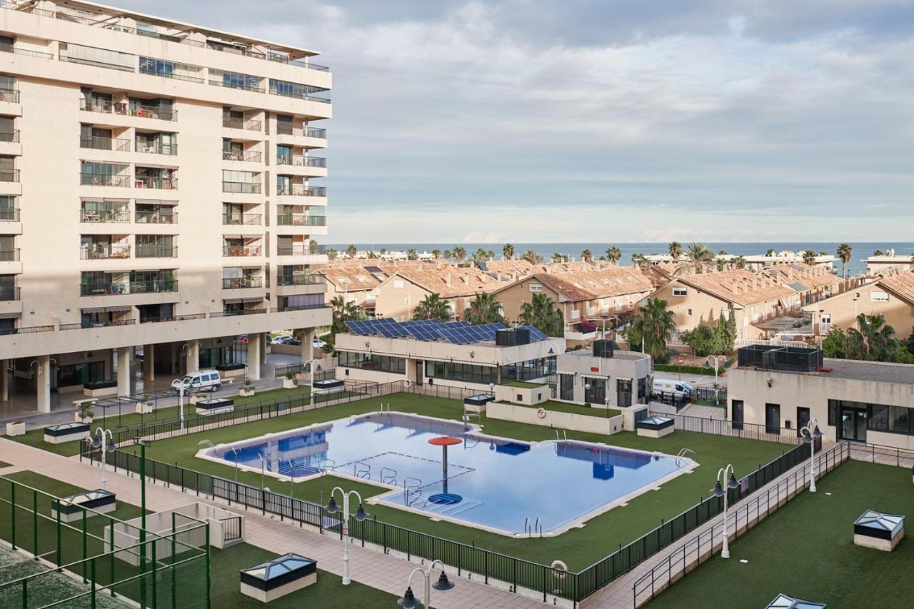 Sea View Modern Flat Apartment Alboraia Luaran gambar